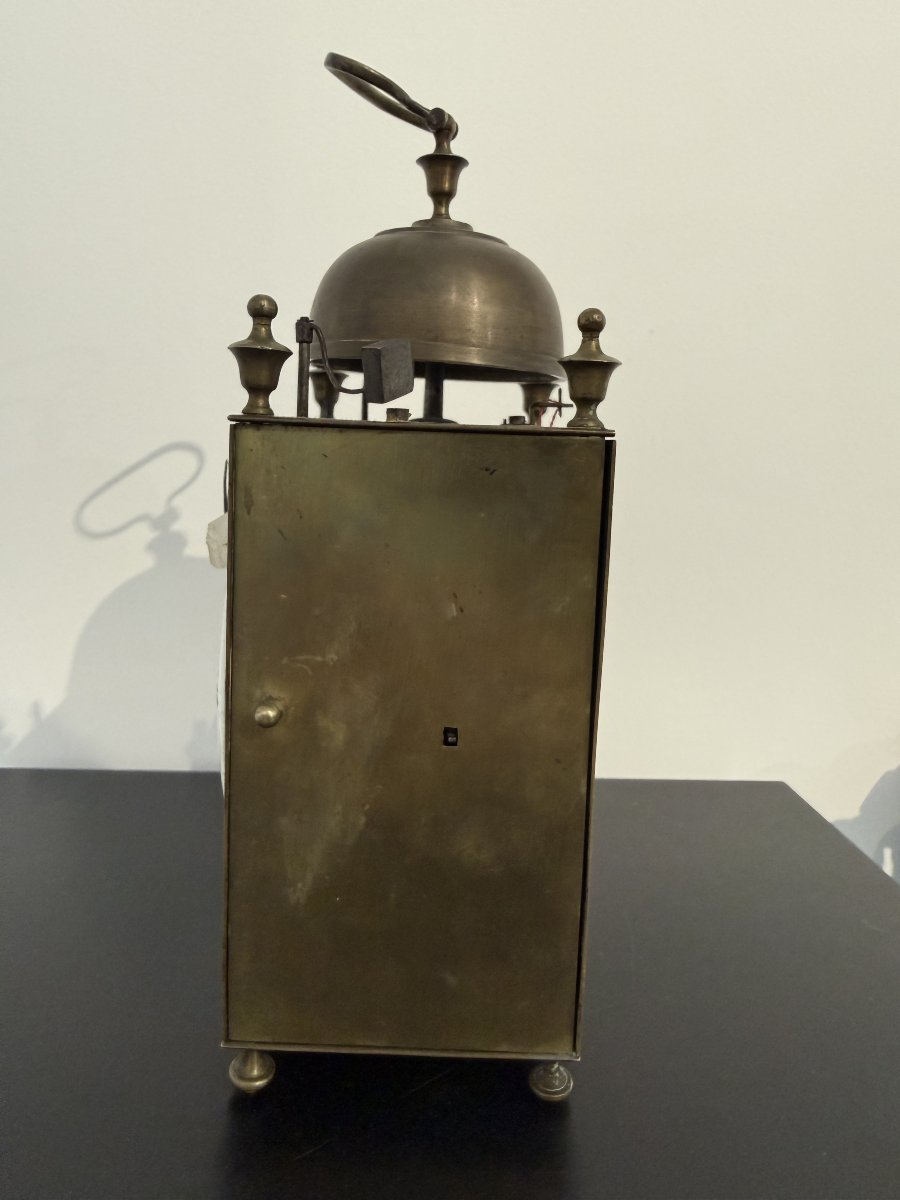 Pendule capucine de voyage d’époque XVIIIᵉ siècle  -photo-2