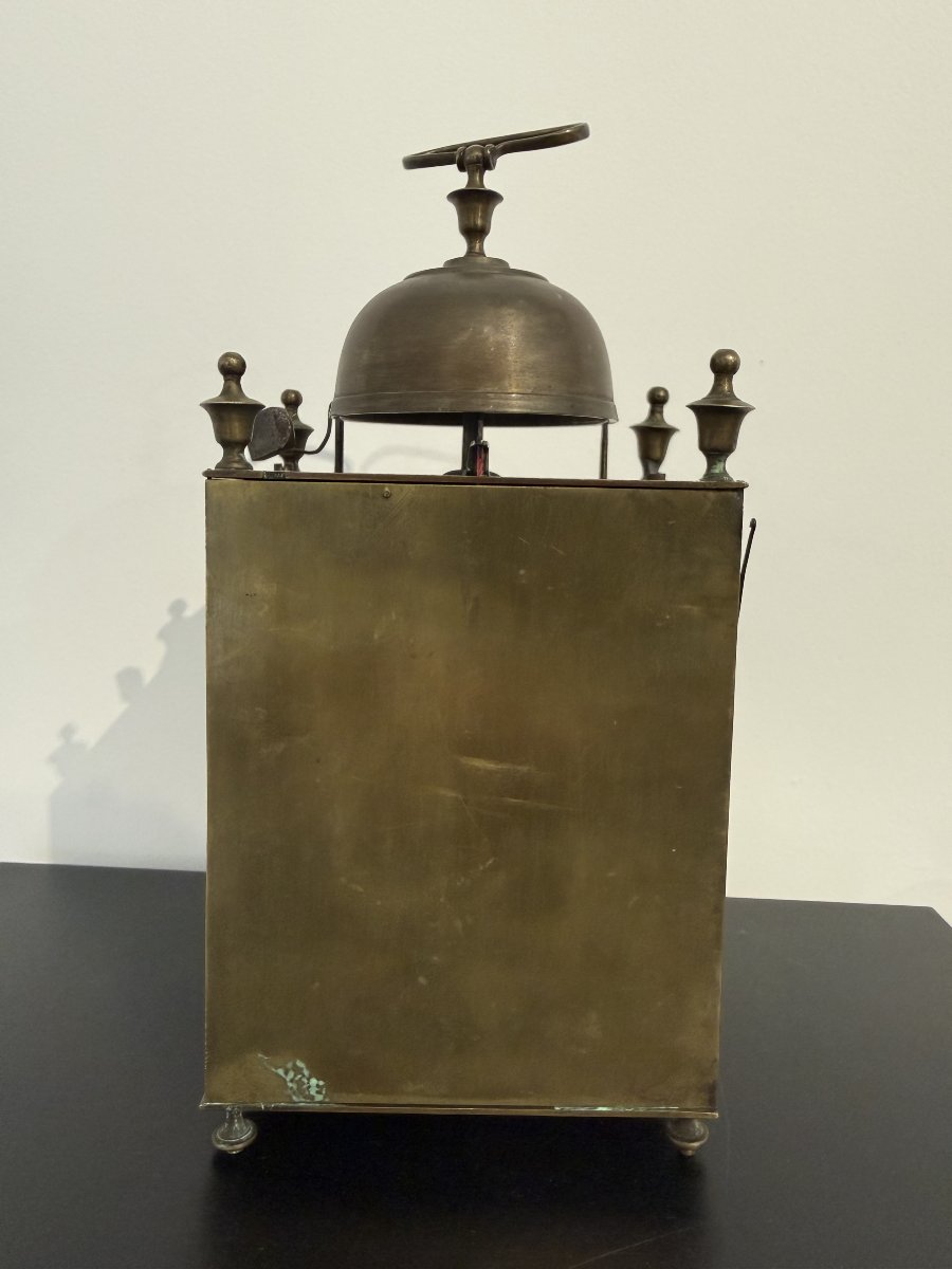 Pendule capucine de voyage d’époque XVIIIᵉ siècle  -photo-3