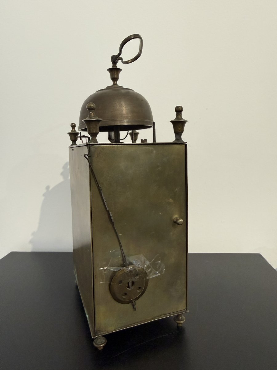 Pendule capucine de voyage d’époque XVIIIᵉ siècle  -photo-1