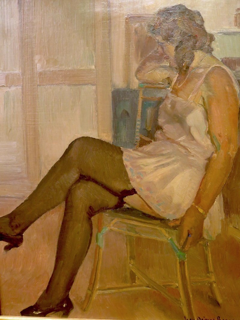 Bascoules Jean Désiré: Seated Woman-photo-2