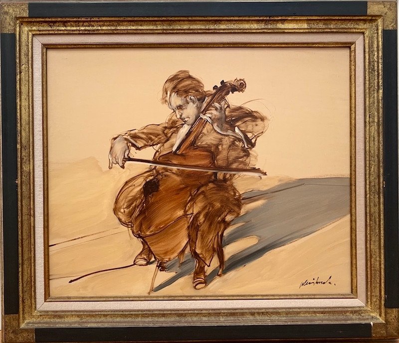 Weisbuch Claude "the Concentration Of The Cellist"
