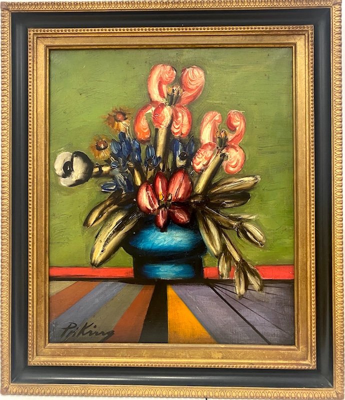 Franz Priking (1929 - 1979) - Le Bouquet De Fleurs 