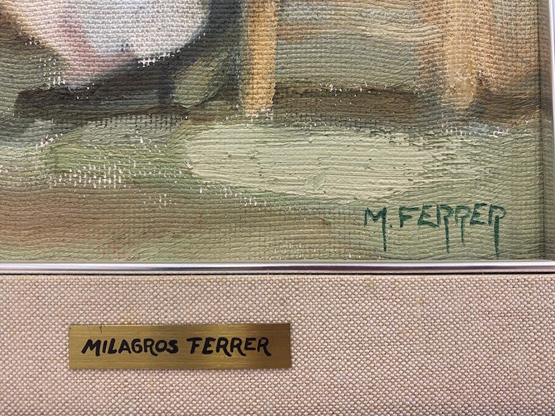 Milagros Ferrer (1940 ) - Cosiendo-photo-4