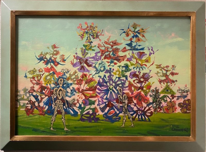 Lucien Coutaud (1904-1977) - Huile Sur Toile 