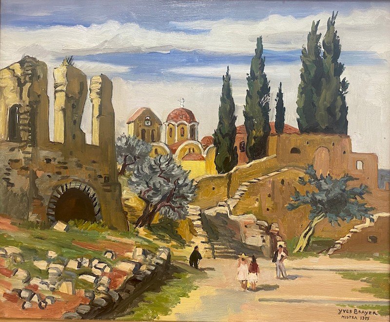 Yves Brayer (1907 - 1990) - Oil On Canvas-photo-2