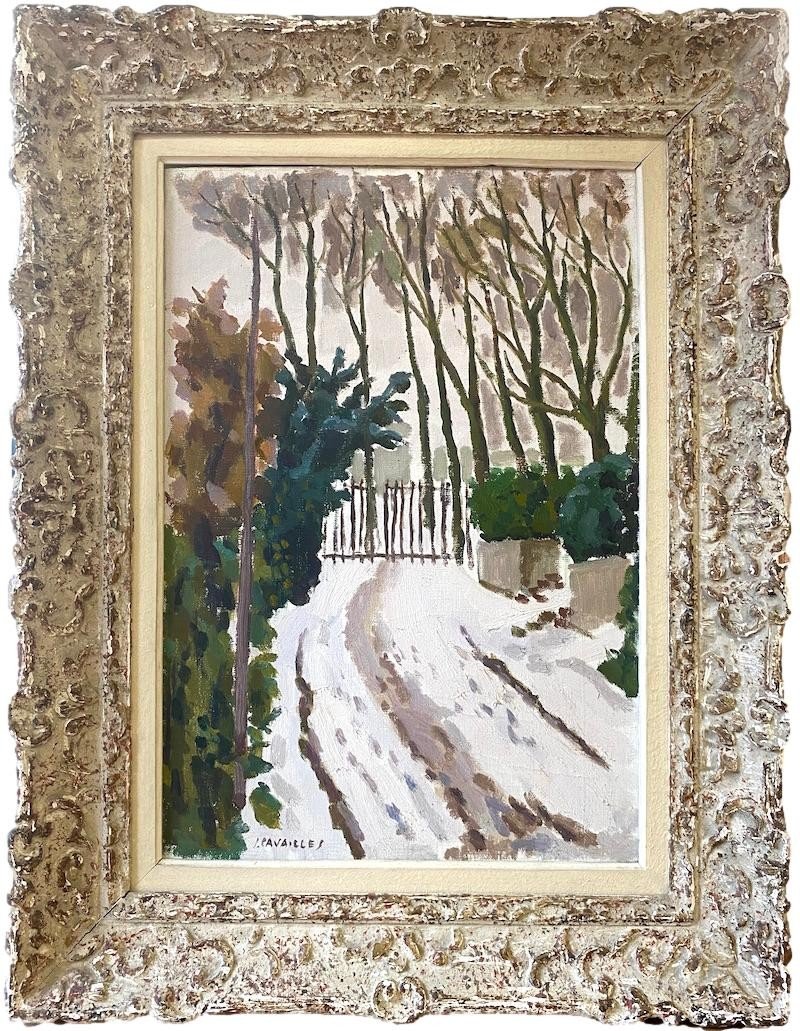 Jules Cavailles (1901-1977) - Snow Landscape