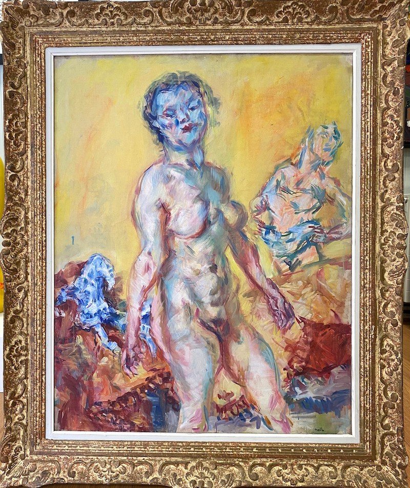 René Morere (1907 - 1942) - Oil On Canvas