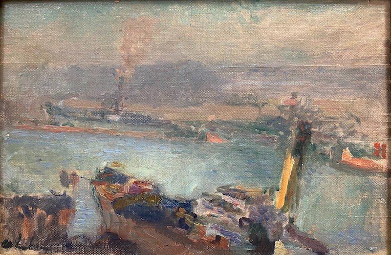 Albert Lebourg (1849-1928) - La Vallée De La Seine-photo-2