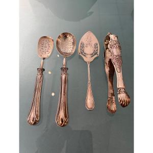 Set Of Spoons And Tongs 