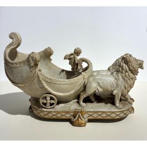 Élégante coupe en biscuit époque Napoléon III