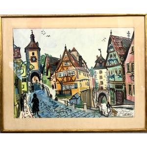 Renée Aspe - Gouache