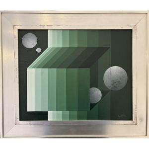 Bernard Jardel (1932-1984) Sirius, 1973 - Acrylic On Canvas