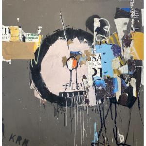 Krm - Mixed Media On Panel 