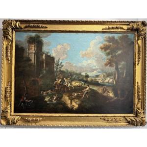 Large Hunting Scene - Early 18th Century