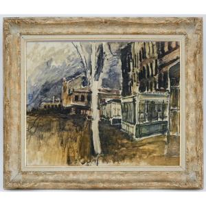 Bergougnan - Oil On Panel