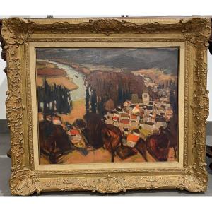 Robert Delval (1934-2015) - La Vallée de l'Oise – Vauréal (Val-d'Oise)