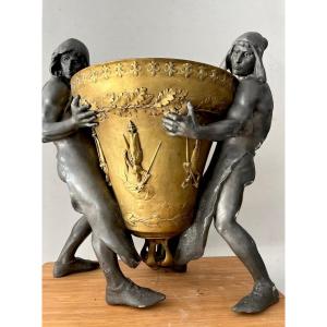Louis Albert-lefeuvre (1845-1924) « Les Fondeurs De Cloches Du Moyen âge »