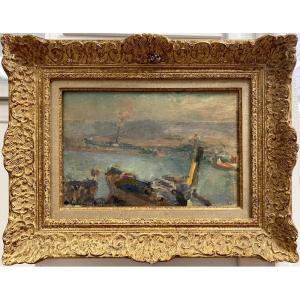 Albert Lebourg (1849-1928) - La Vallée De La Seine