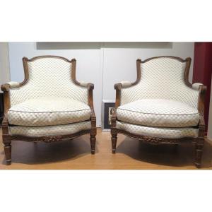 Pair Of Louis XVI-style Children's Armchairs 