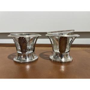Solid Silver Salt And Pepper Shakers