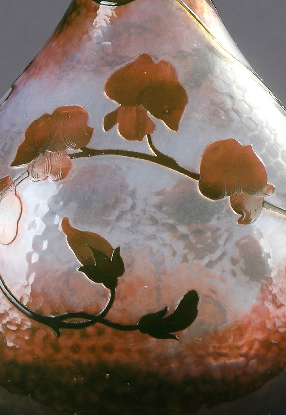 Vase-bouteille aux Pois de senteur - Daum-photo-3