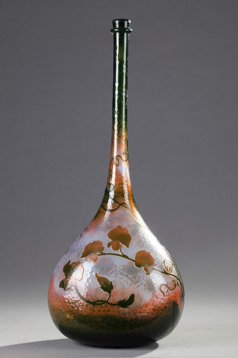 Bottle-vase With Sweet Peas - Daum-photo-4