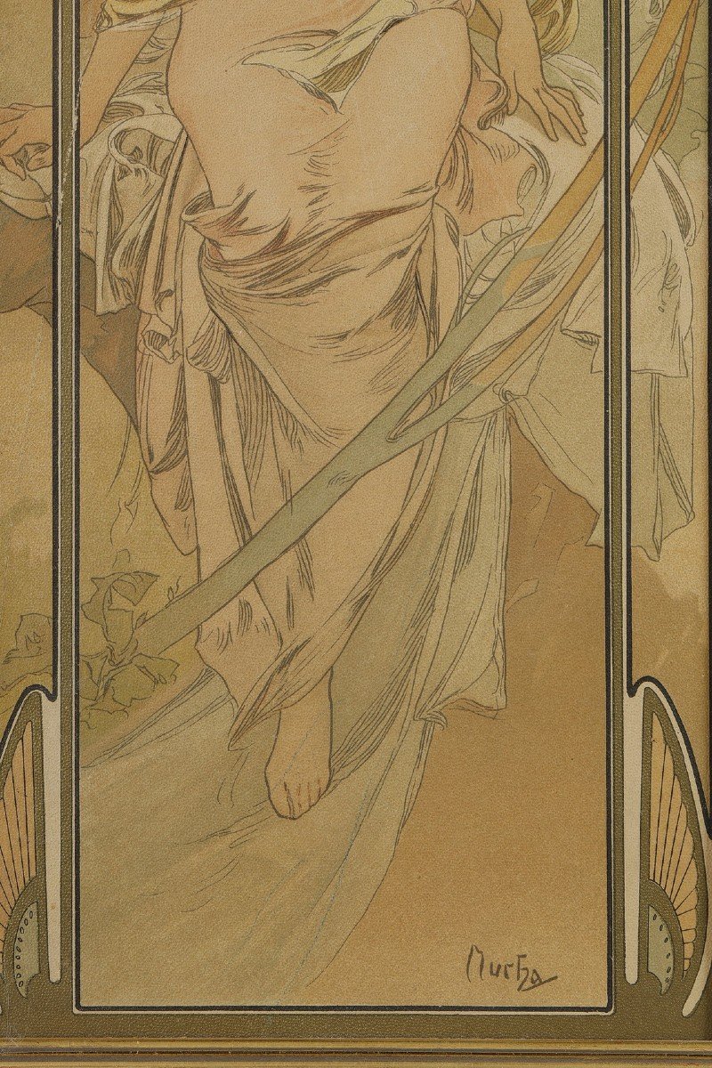 "the Hours Of The Day" - Alphonse Mucha (1860-1939)-photo-2