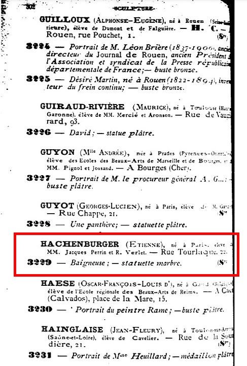 Baigneuse - Etienne  Hachenburger (xixe-xxe S.)-photo-8