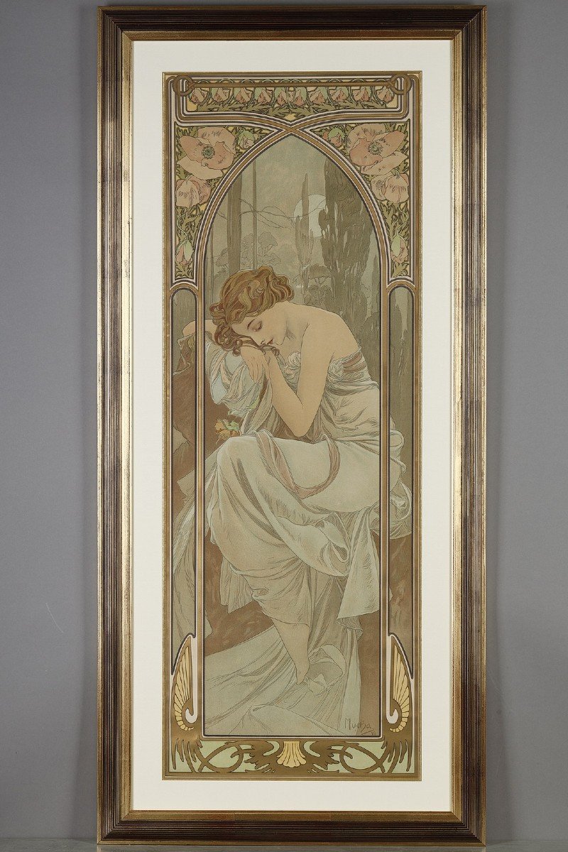Rest Of The Night - Alphonse Mucha (1860-1939)