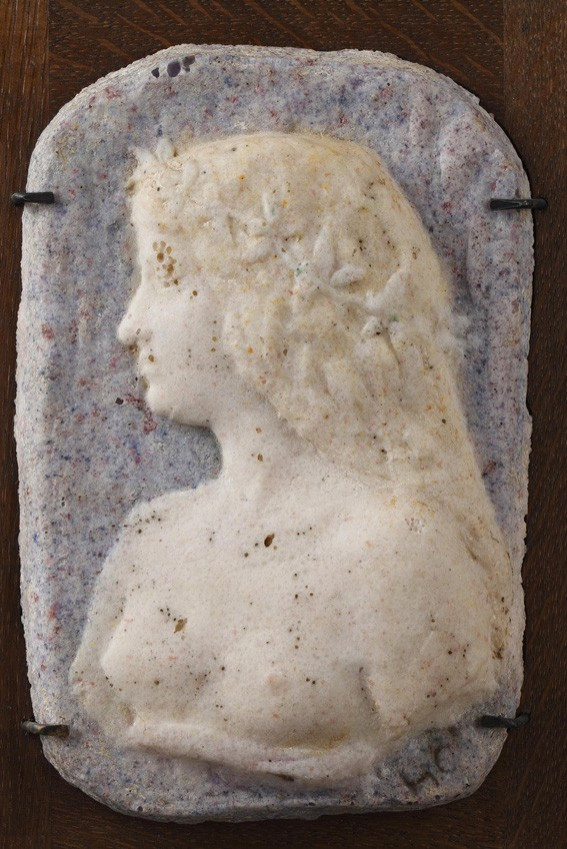 Profile Of A Young Woman - Henry Cros (1840-1907)