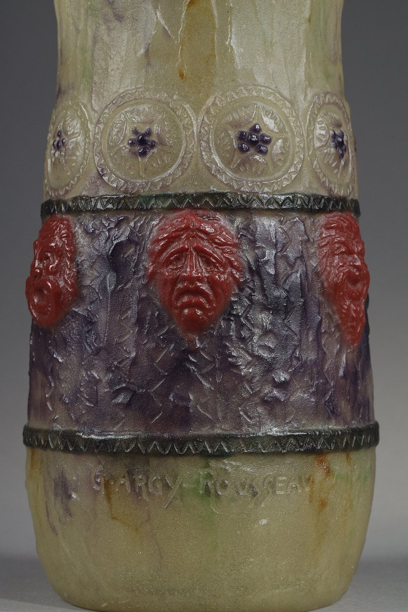Vase dit "Tragi-comique" - Gabriel ARGY-ROUSSEAU (1885-1953)-photo-1