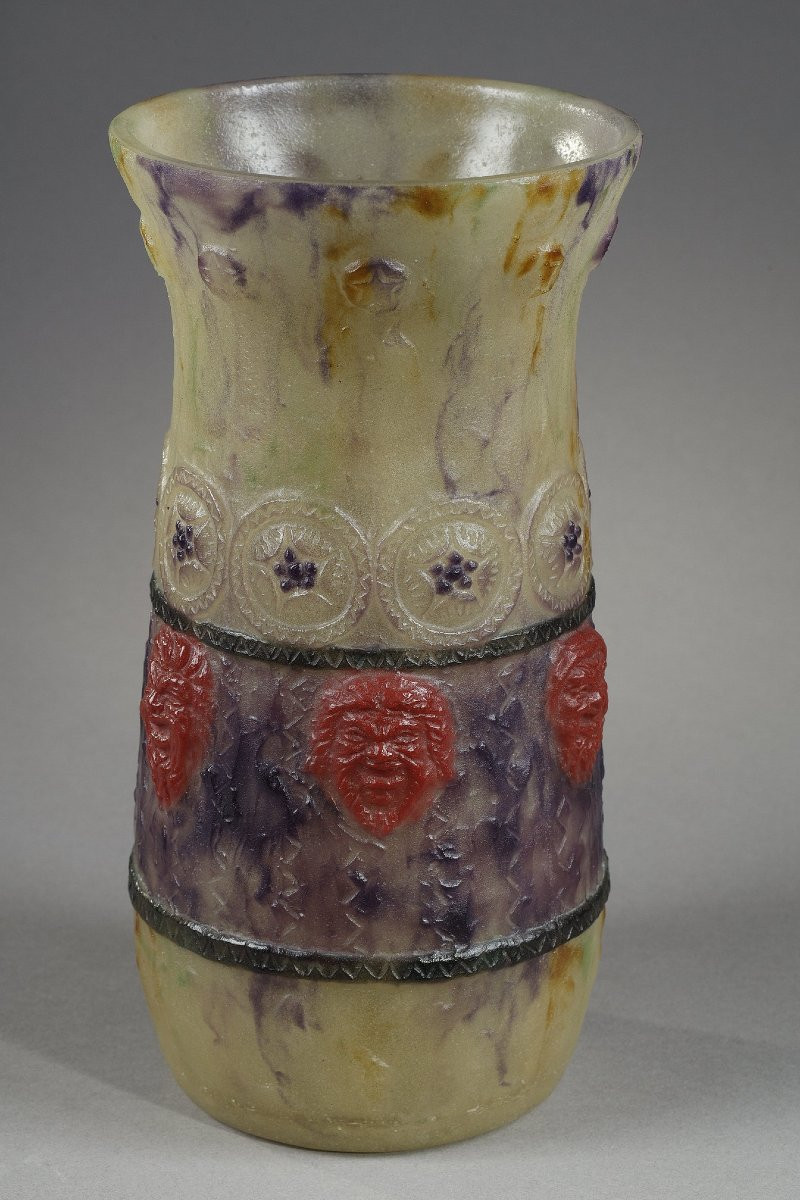 Vase dit "Tragi-comique" - Gabriel ARGY-ROUSSEAU (1885-1953)-photo-3