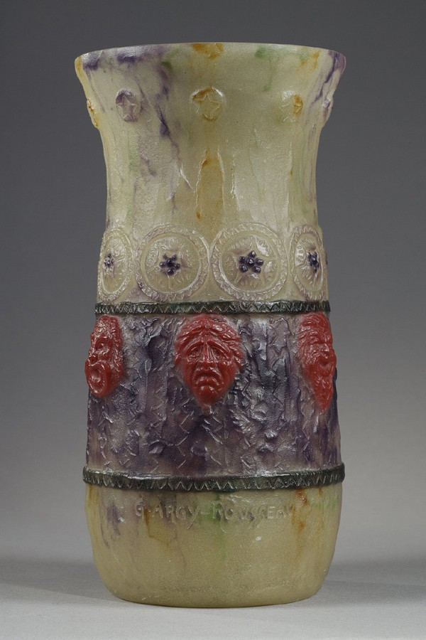 Vase dit "Tragi-comique" - Gabriel ARGY-ROUSSEAU (1885-1953)