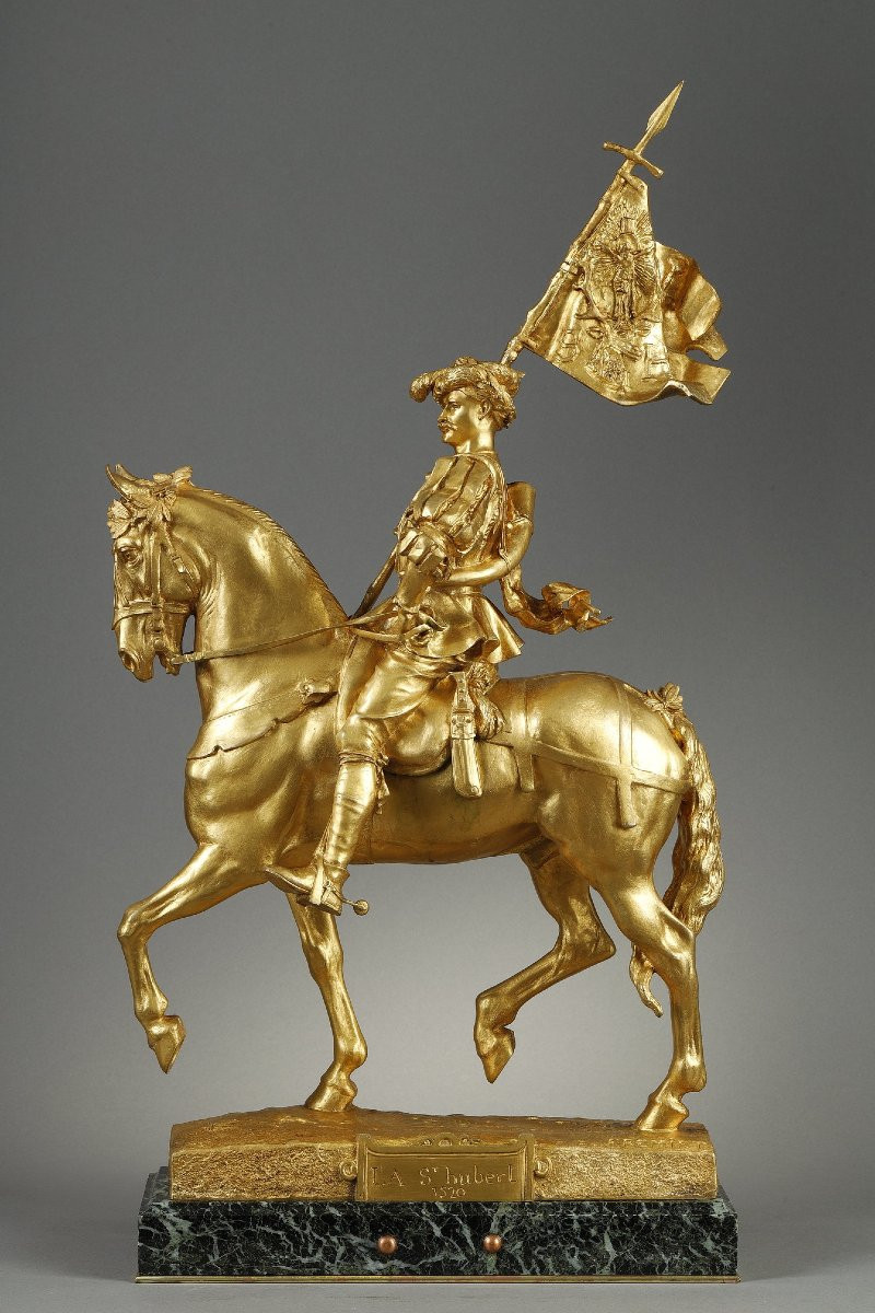 "La Saint Hubert, 1520" - Emmanuel FREMIET (1824-1910)-photo-4