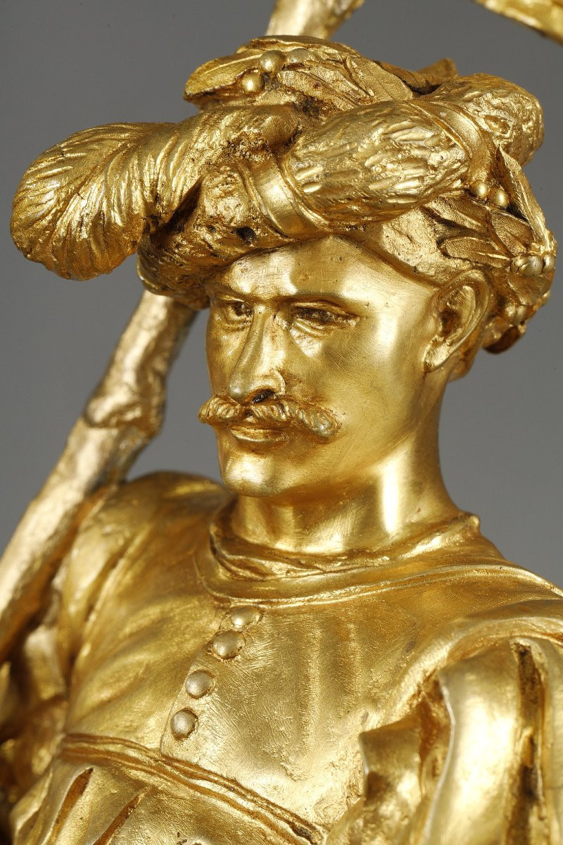 "La Saint Hubert, 1520" - Emmanuel FREMIET (1824-1910)-photo-4