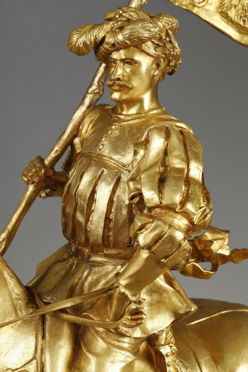 "La Saint Hubert, 1520" - Emmanuel FREMIET (1824-1910)-photo-6