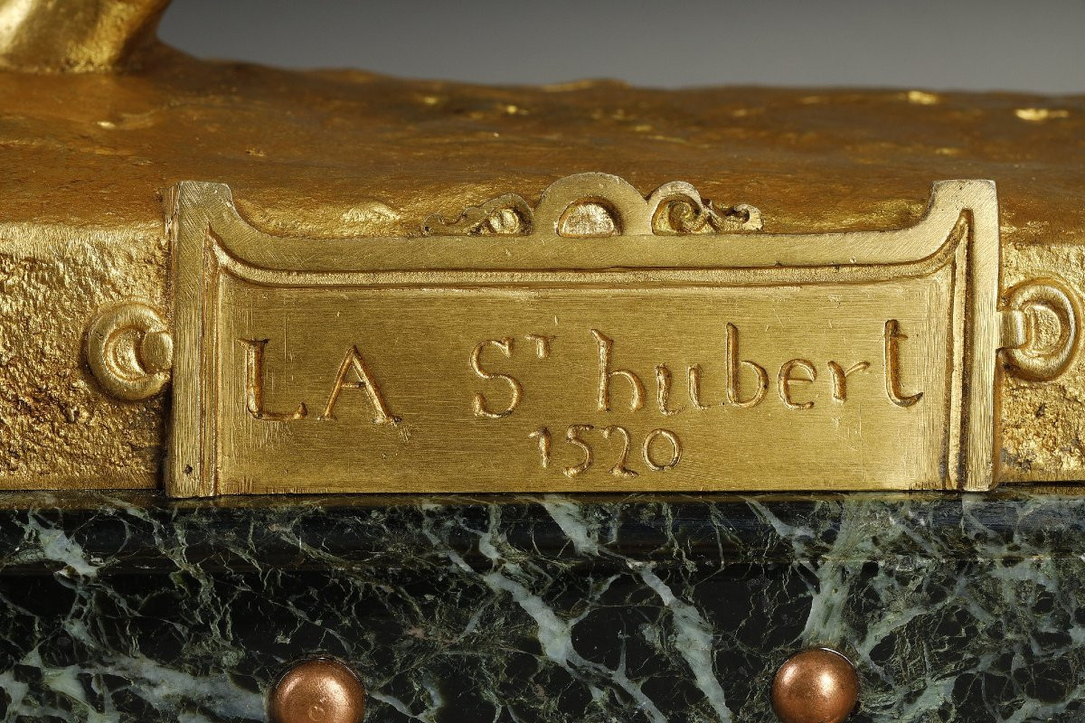 "La Saint Hubert, 1520" - Emmanuel FREMIET (1824-1910)-photo-8