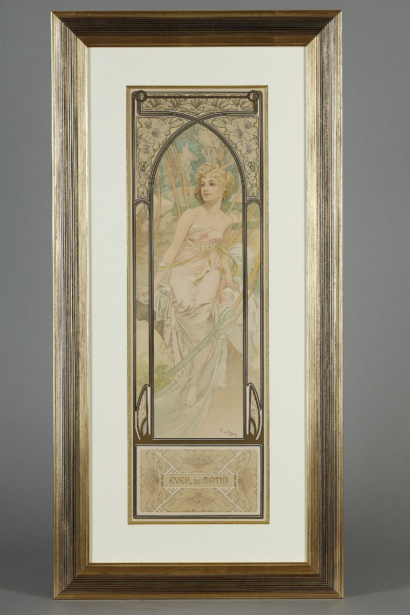 Morning Awakening - Alphonse Mucha (1860-1939)