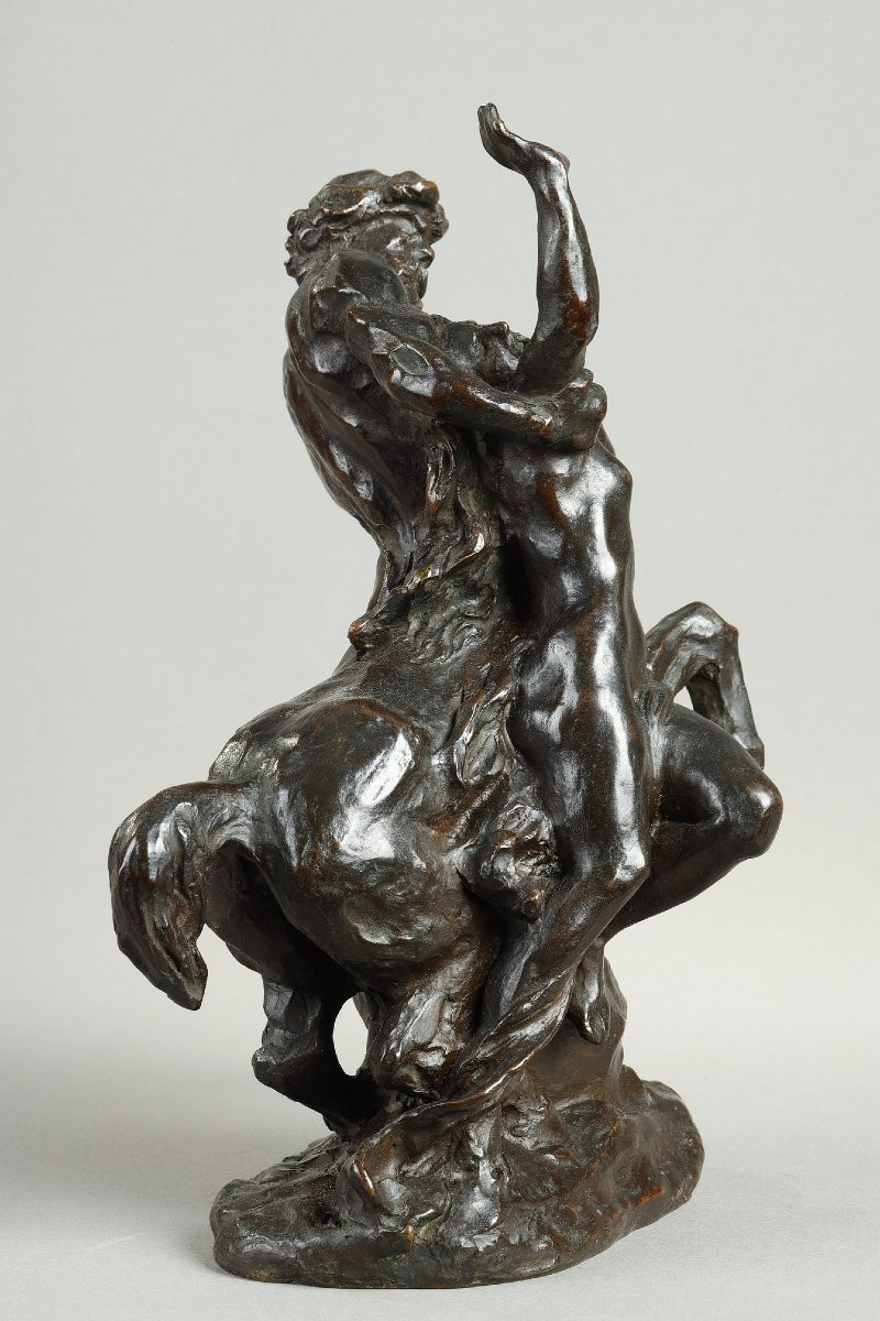 Centaur Abducting A Woman - Aimé-jules Dalou (1838-1902)-photo-5
