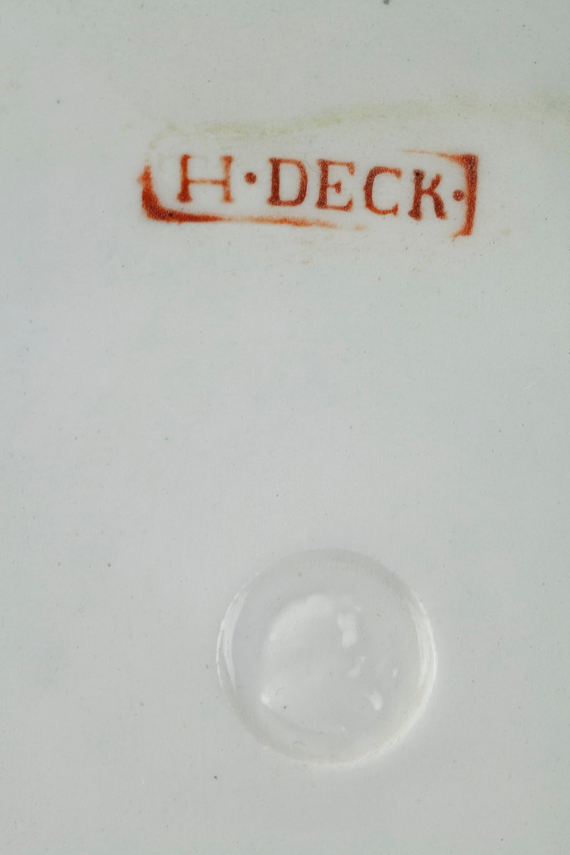 "louis XI" Plate - Théodore Deck (1823-1891)-photo-3
