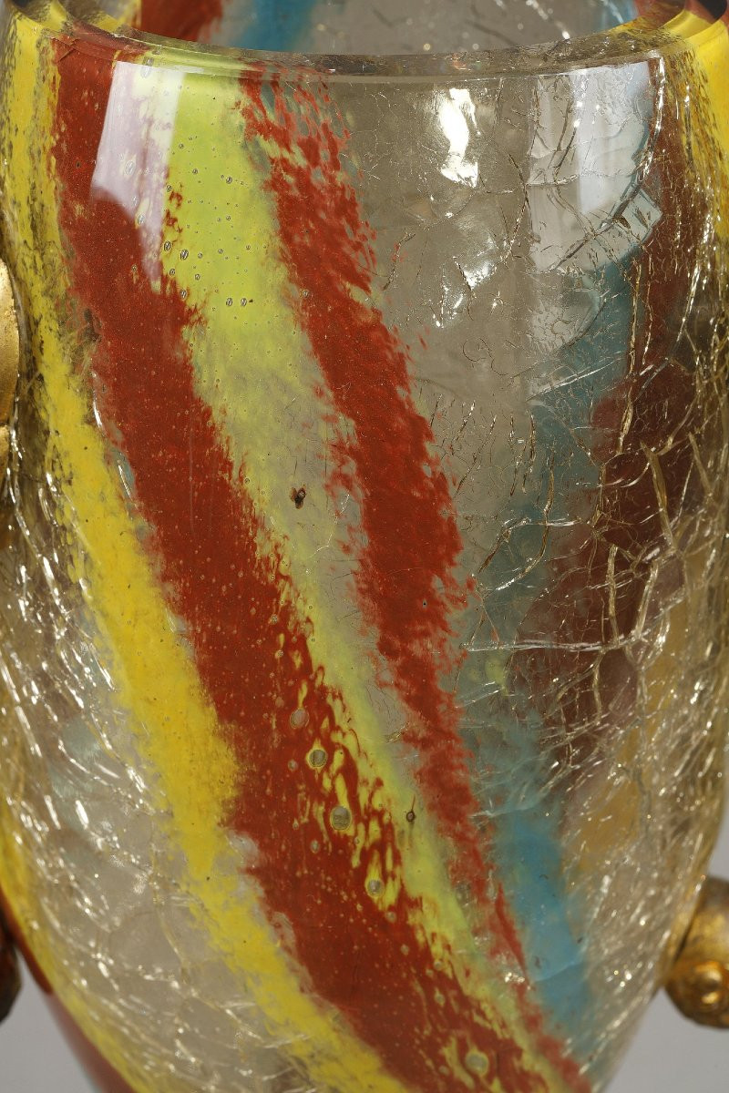Vase With Dragon Heads - Eugène Rousseau (1827-1890) And Ernest Leveille (1841–1913)-photo-2