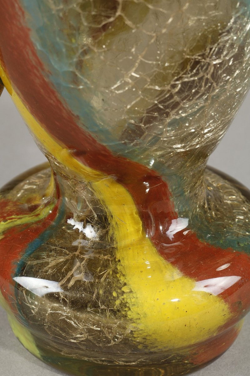 Vase With Dragon Heads - Eugène Rousseau (1827-1890) And Ernest Leveille (1841–1913)-photo-8