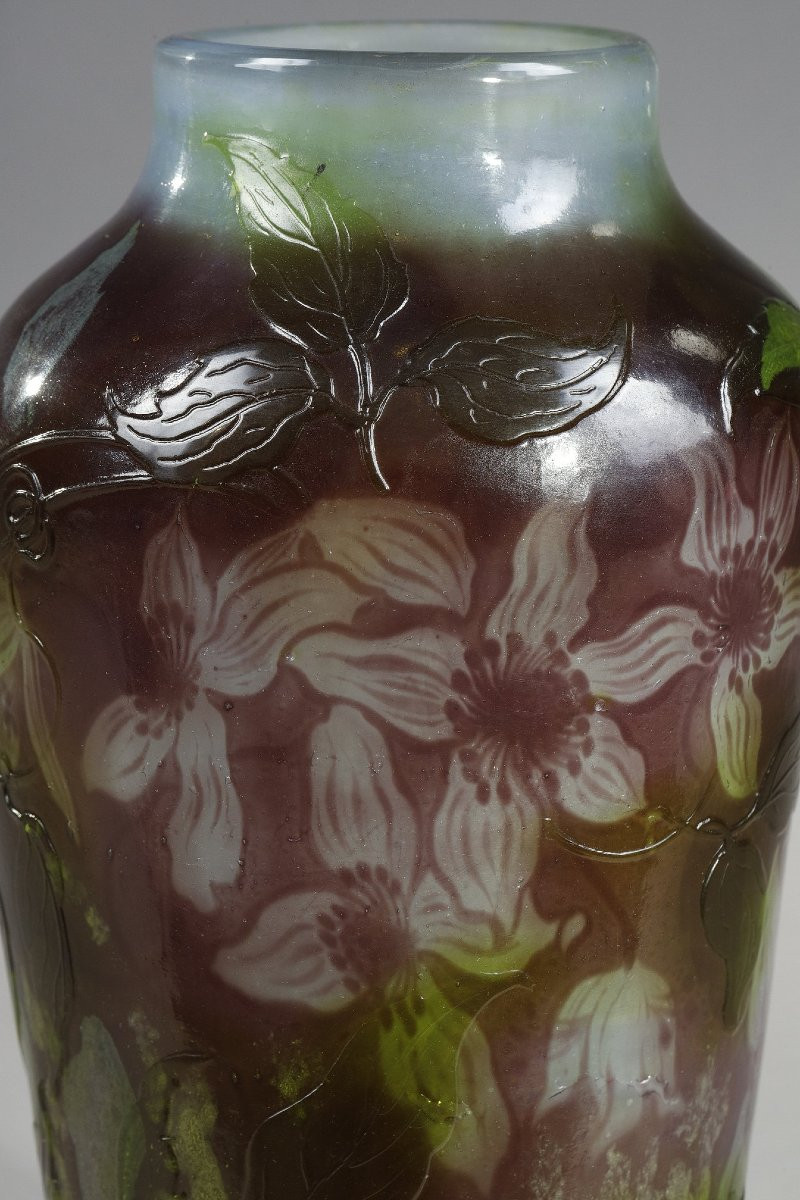 Vase aux Clématites - Émile GALLE (1846-1904)-photo-1