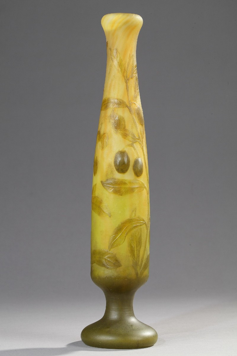 Vase With Olives - Daum
