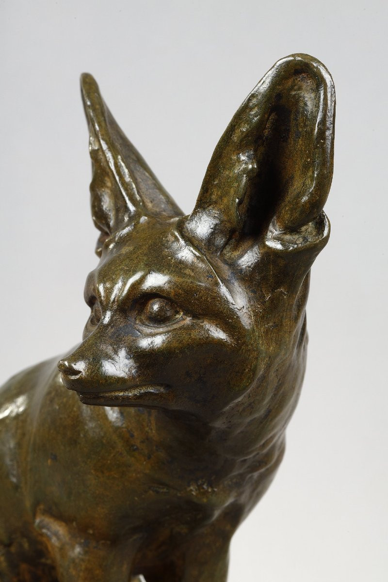 Fennec assis - Edouard-Marcel SANDOZ (1881-1971)-photo-4