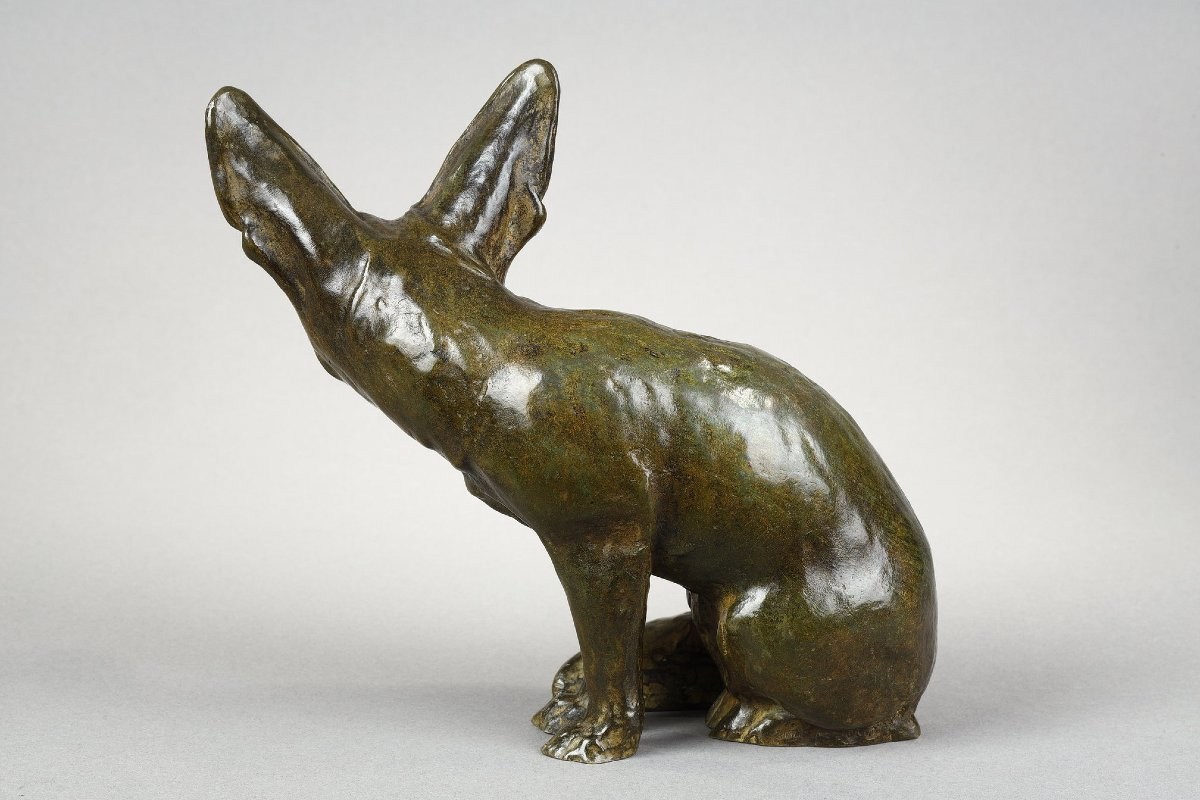Fennec assis - Edouard-Marcel SANDOZ (1881-1971)-photo-1