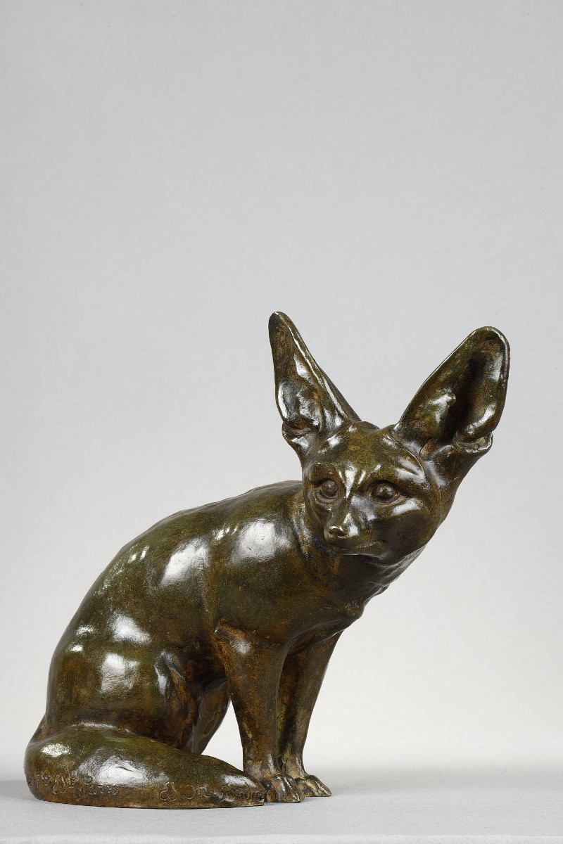 Fennec assis - Edouard-Marcel SANDOZ (1881-1971)