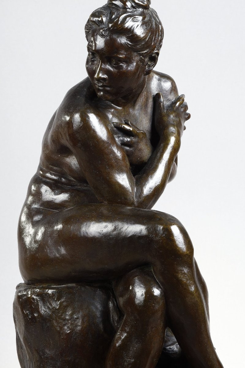 Surprised Bather - Aimé-jules Dalou (1838-1902)-photo-2