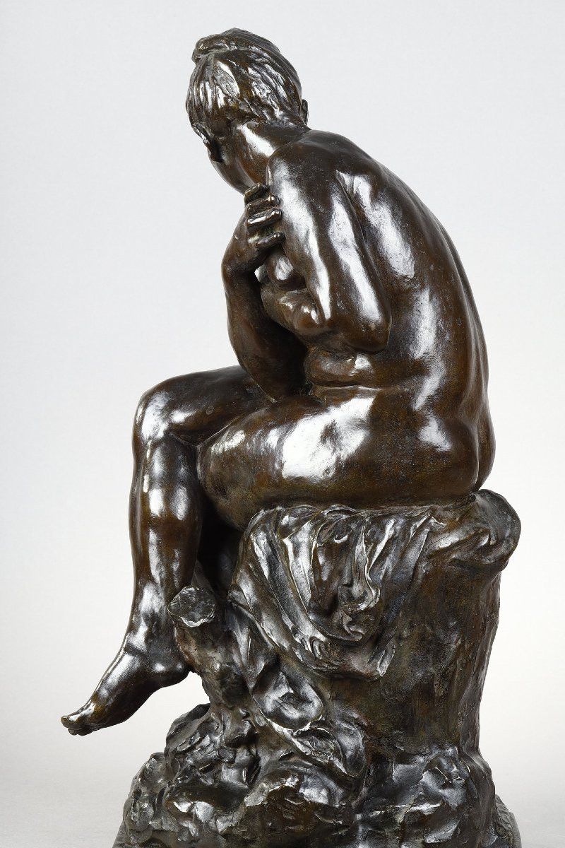 Surprised Bather - Aimé-jules Dalou (1838-1902)-photo-2