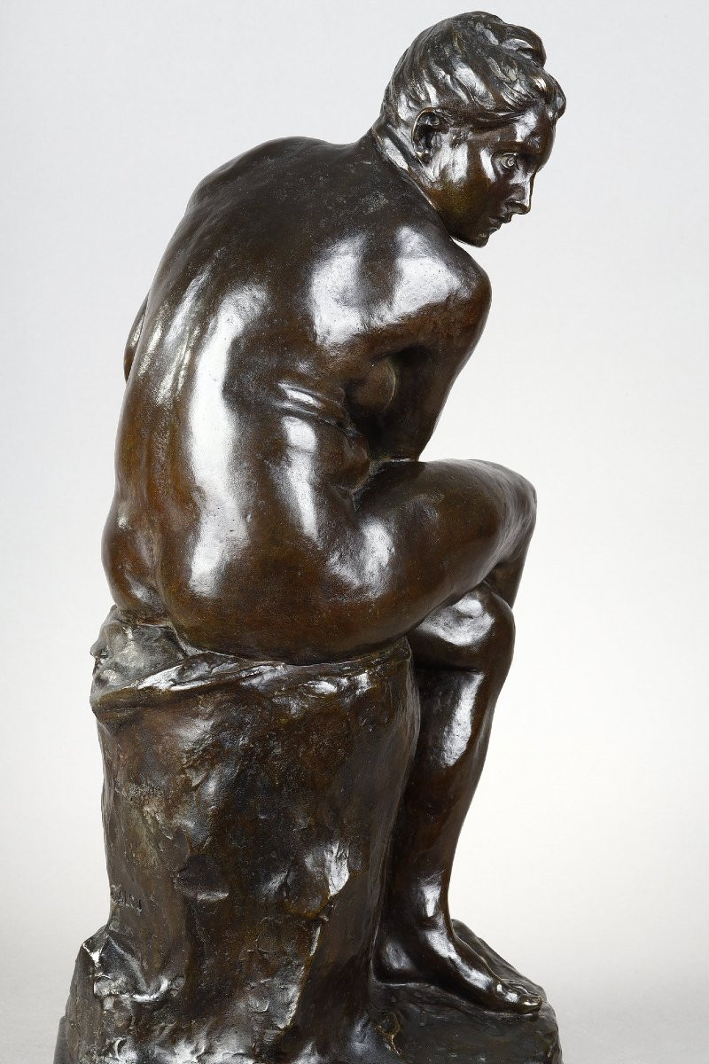 Surprised Bather - Aimé-jules Dalou (1838-1902)-photo-6
